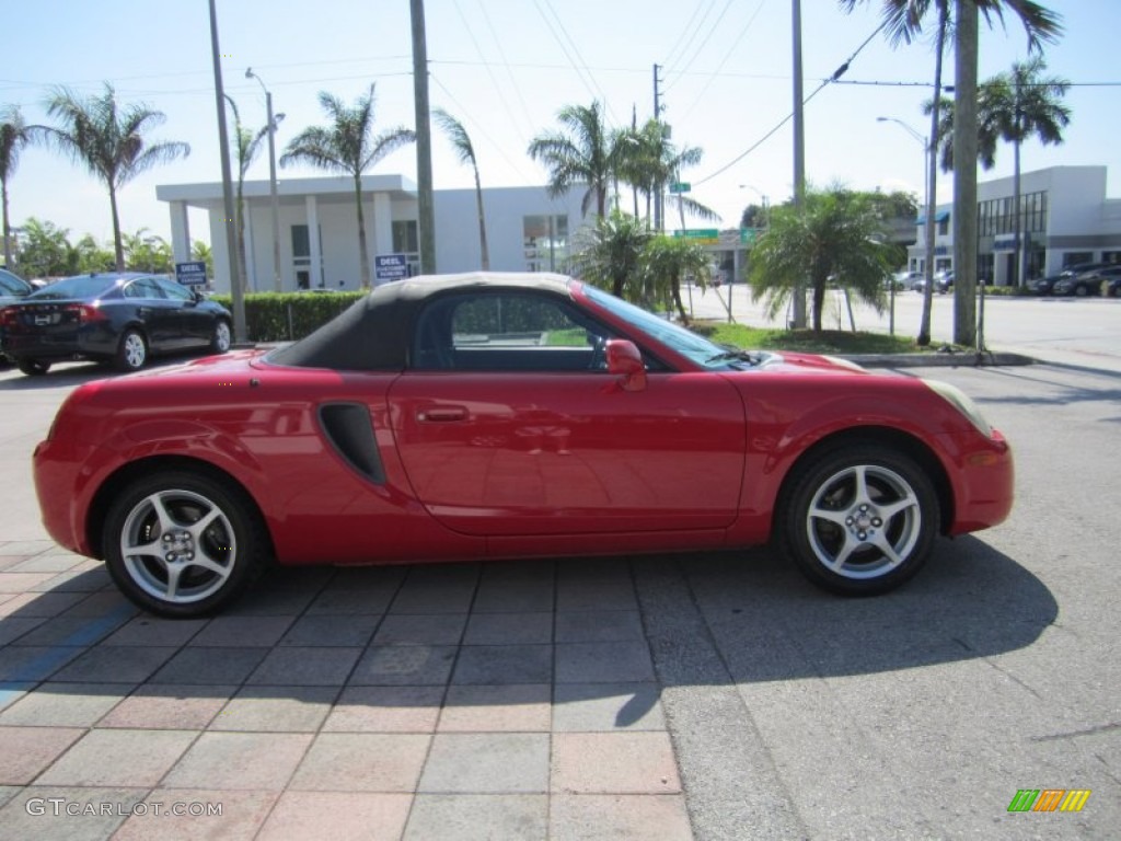 2000 MR2 Spyder Roadster - Absolutely Red / Black photo #6