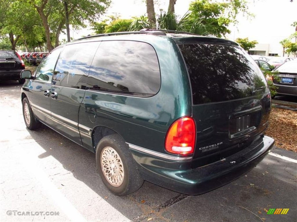 1996 Town & Country LX - Forest Green Pearl / Gray photo #3