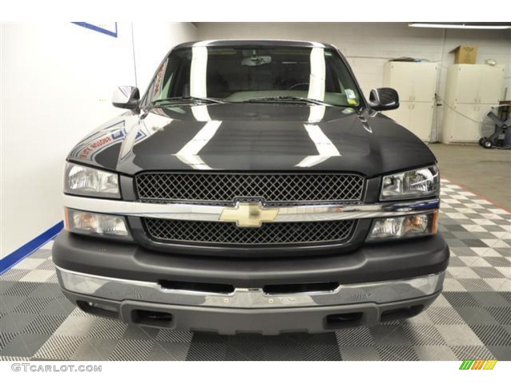 2005 Silverado 1500 LS Extended Cab - Dark Gray Metallic / Dark Charcoal photo #4