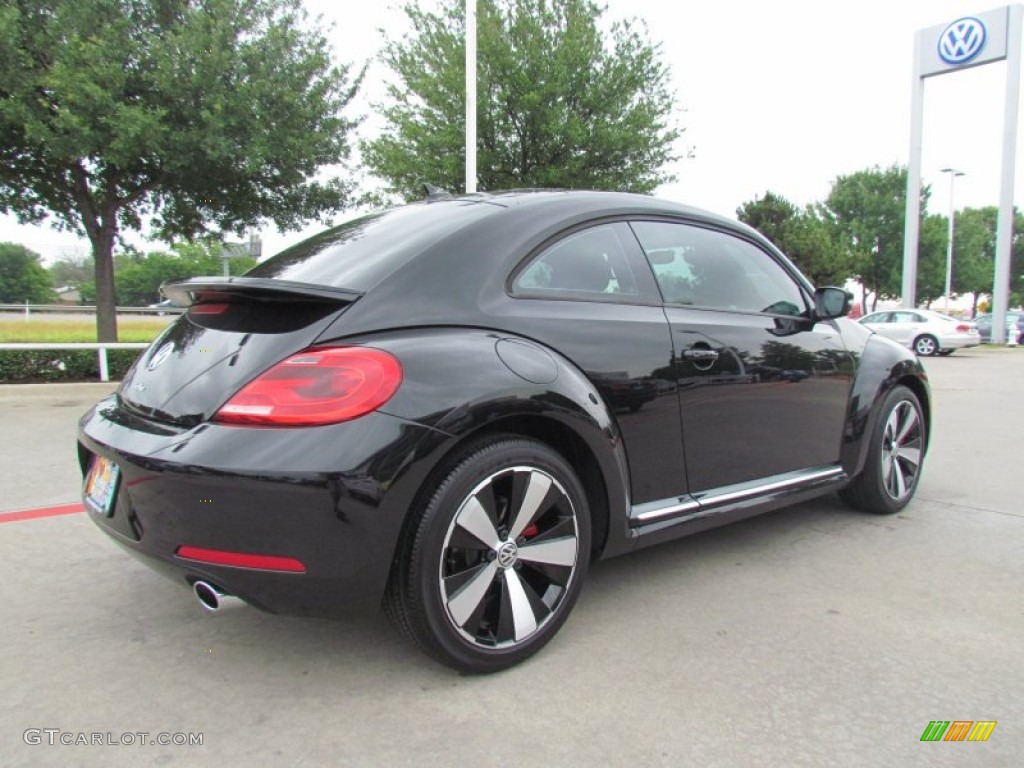 Black 2012 Volkswagen Beetle Turbo Exterior Photo #65091554