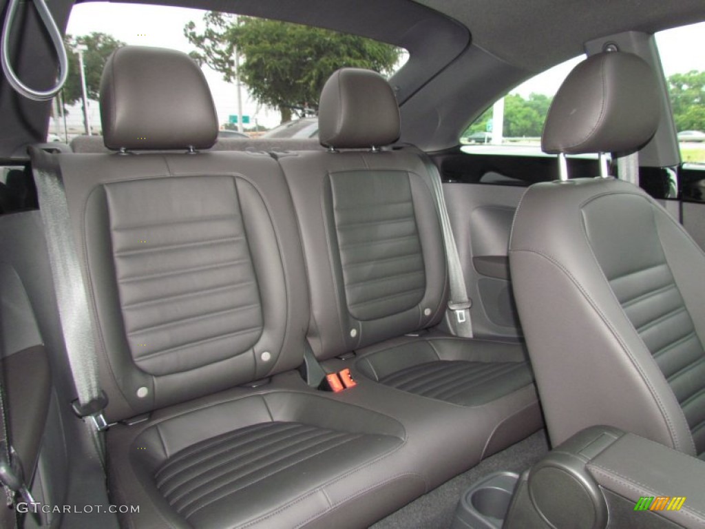 2012 Volkswagen Beetle Turbo Rear Seat Photo #65091605