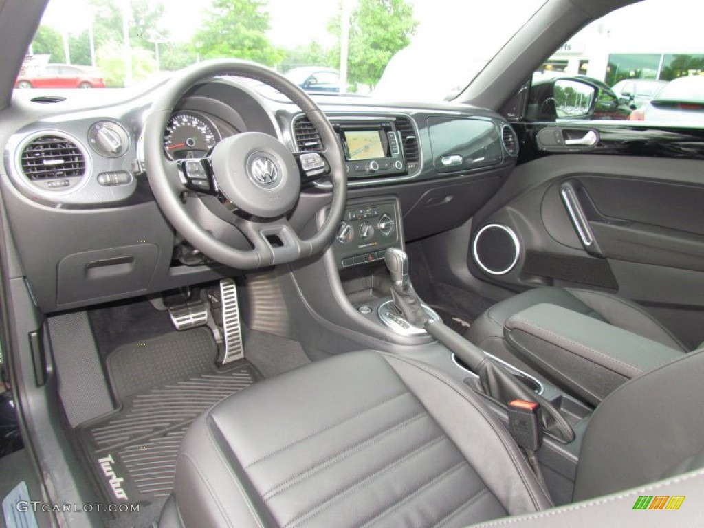 2012 Volkswagen Beetle Turbo Titan Black Dashboard Photo #65091632