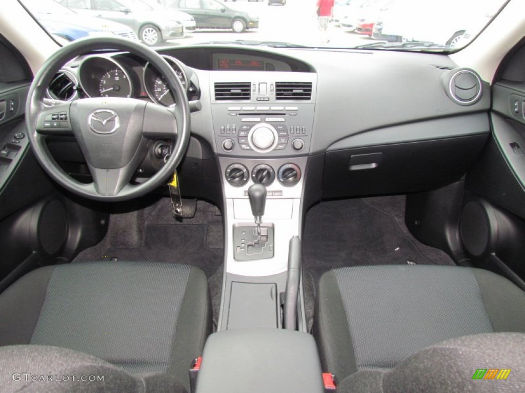 2011 MAZDA3 i Sport 4 Door - Gunmetal Blue Mica / Black photo #14