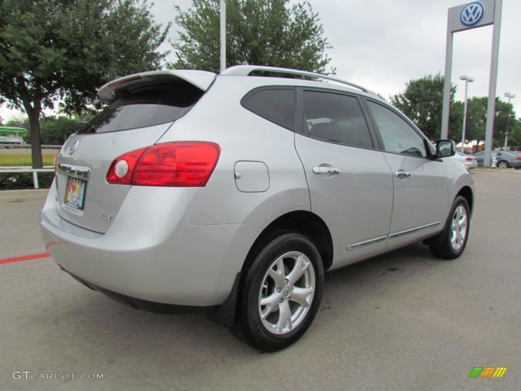 2011 Rogue SV - Silver Ice Metallic / Black photo #5