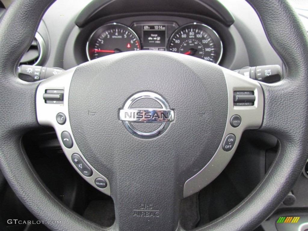 2011 Rogue SV - Silver Ice Metallic / Black photo #16