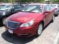 2012 Deep Cherry Red Crystal Pearl Coat Chrysler 200 Touring Convertible  photo #1