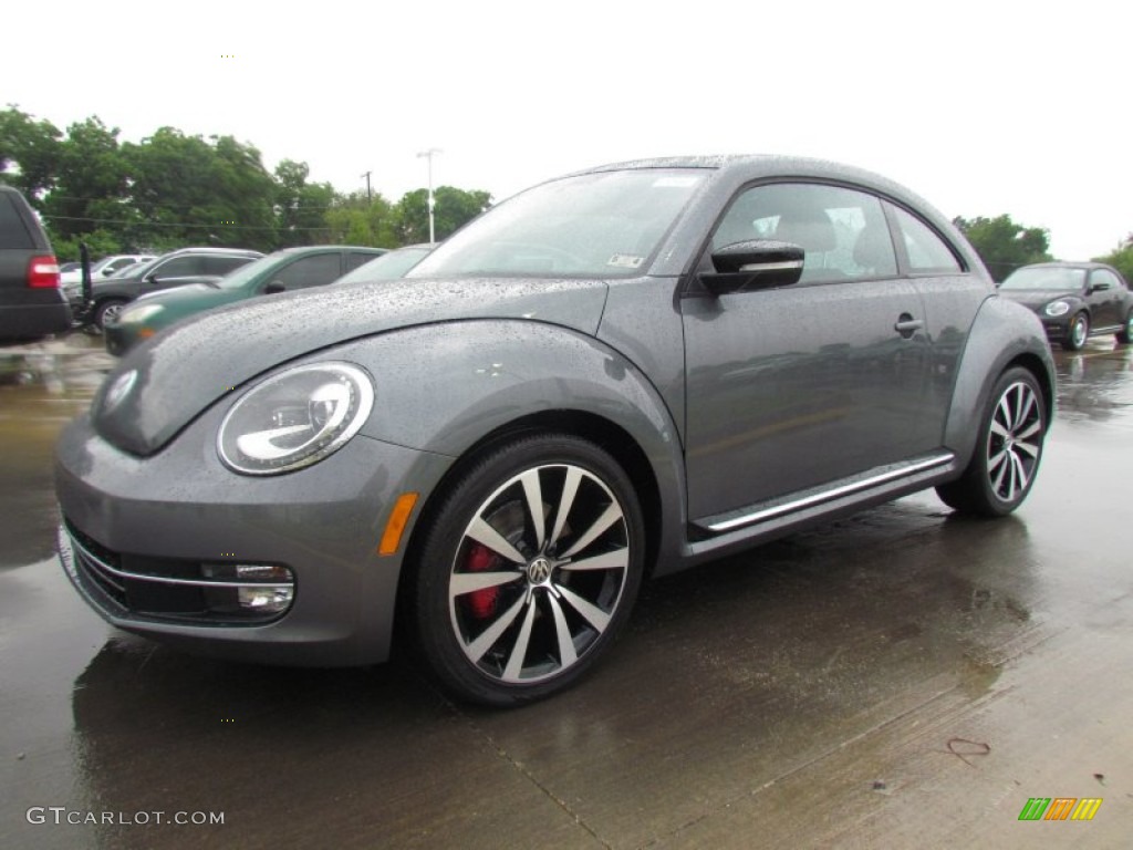 Platinum Gray Metallic 2012 Volkswagen Beetle Turbo Exterior Photo #65093793