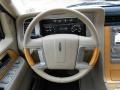 2009 Lincoln Navigator Camel Interior Steering Wheel Photo