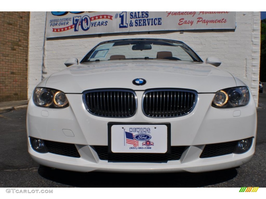 2008 3 Series 328i Convertible - Alpine White / Saddle Brown/Black photo #2