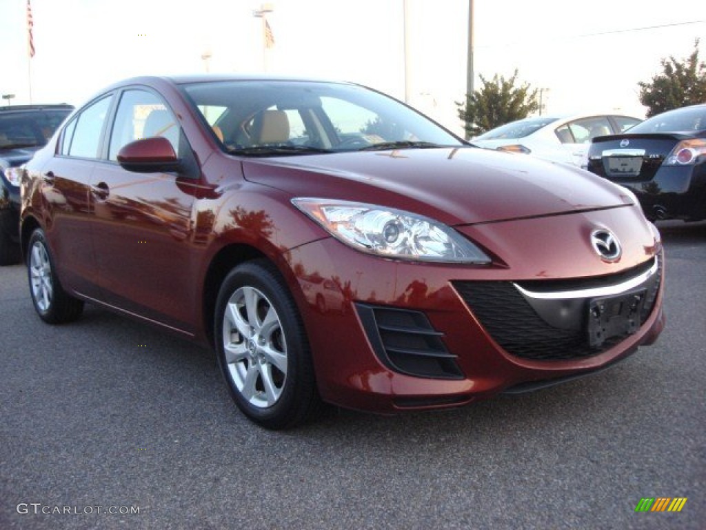 2010 MAZDA3 i Sport 4 Door - Copper Red Mica / Dune Beige photo #1