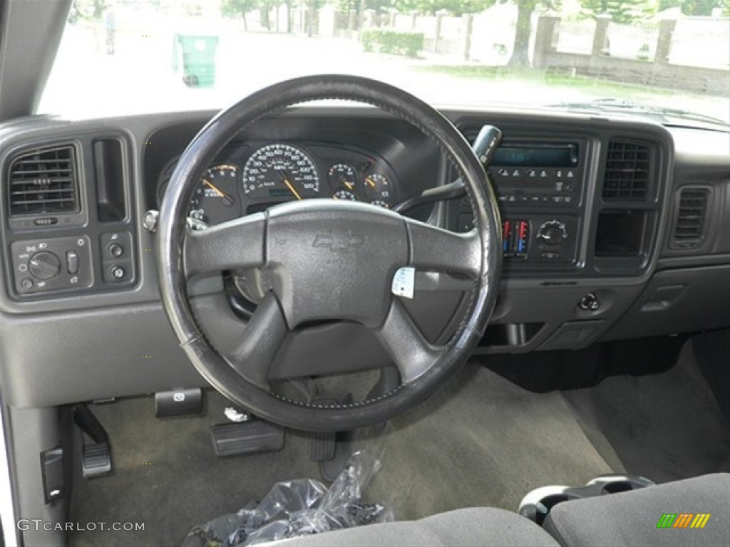 2005 Chevrolet Silverado 2500HD LS Crew Cab Dark Charcoal Dashboard Photo #65097177