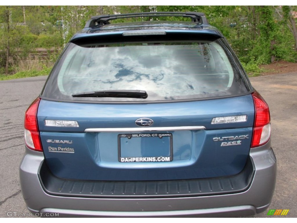 2009 Outback 2.5i Special Edition Wagon - Newport Blue Pearl / Off Black photo #7