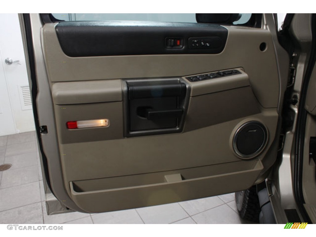 2003 Hummer H2 SUV Wheat Door Panel Photo #65098116