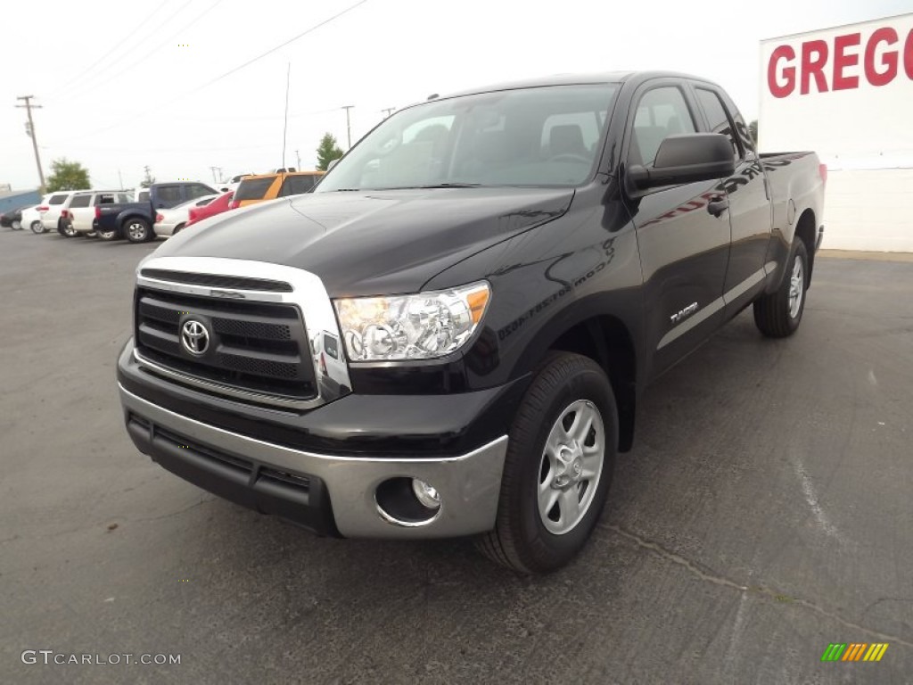 2012 Tundra SR5 Double Cab - Black / Graphite photo #3