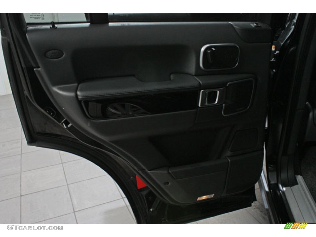 2010 Range Rover Supercharged - Santorini Black Pearl / Jet Black photo #12
