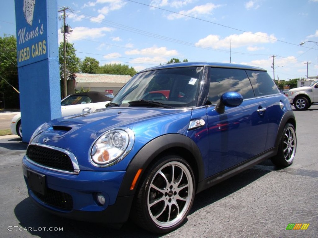 2007 Cooper S Hardtop - Lightning Blue Metallic / Grey/Carbon Black photo #4