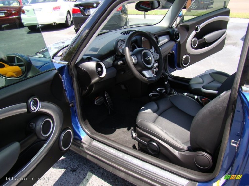 2007 Cooper S Hardtop - Lightning Blue Metallic / Grey/Carbon Black photo #14