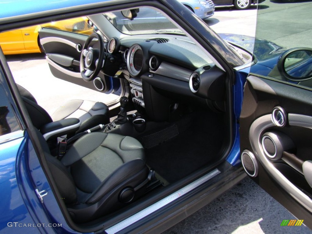 2007 Cooper S Hardtop - Lightning Blue Metallic / Grey/Carbon Black photo #16