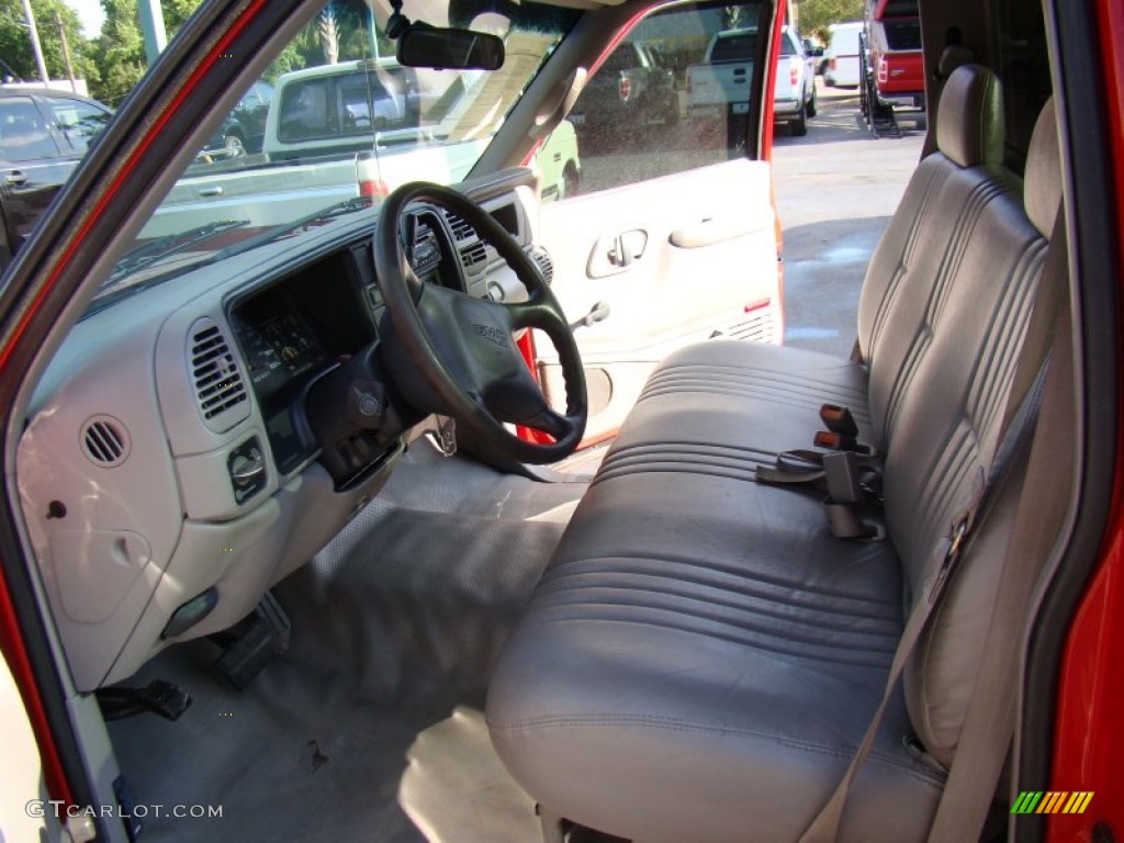 2000 Sierra 2500 SL Regular Cab - Fire Red / Graphite photo #11