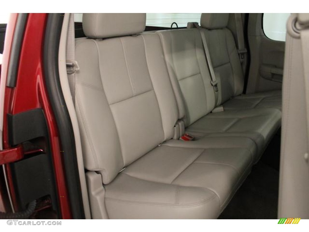 2007 Silverado 1500 LTZ Extended Cab 4x4 - Sport Red Metallic / Light Titanium/Dark Titanium Gray photo #13