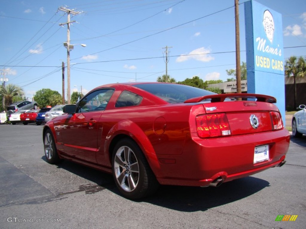2008 Mustang GT Premium Coupe - Torch Red / Dark Charcoal photo #6