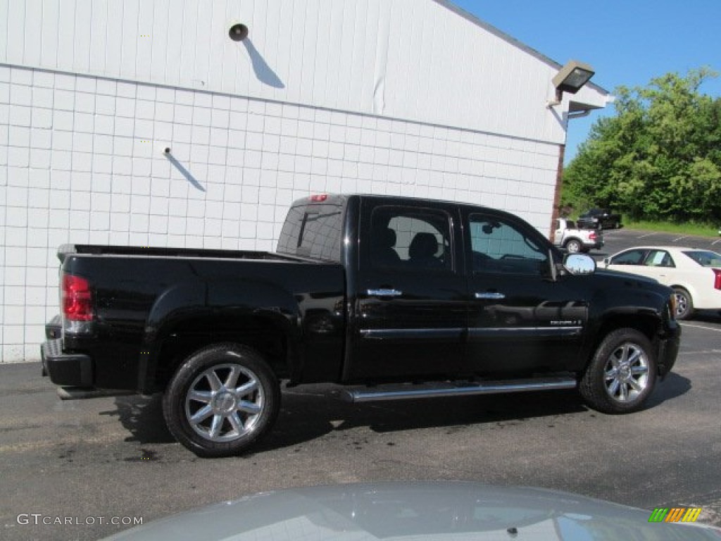 2008 Sierra 1500 Denali Crew Cab AWD - Onyx Black / Ebony photo #2