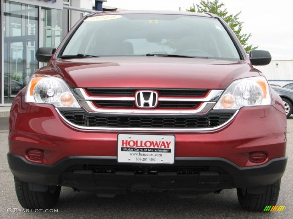 2011 CR-V EX 4WD - Tango Red Pearl / Gray photo #2