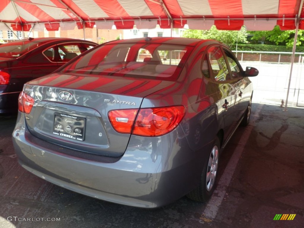 2009 Elantra GLS Sedan - Carbon Gray / Gray photo #3