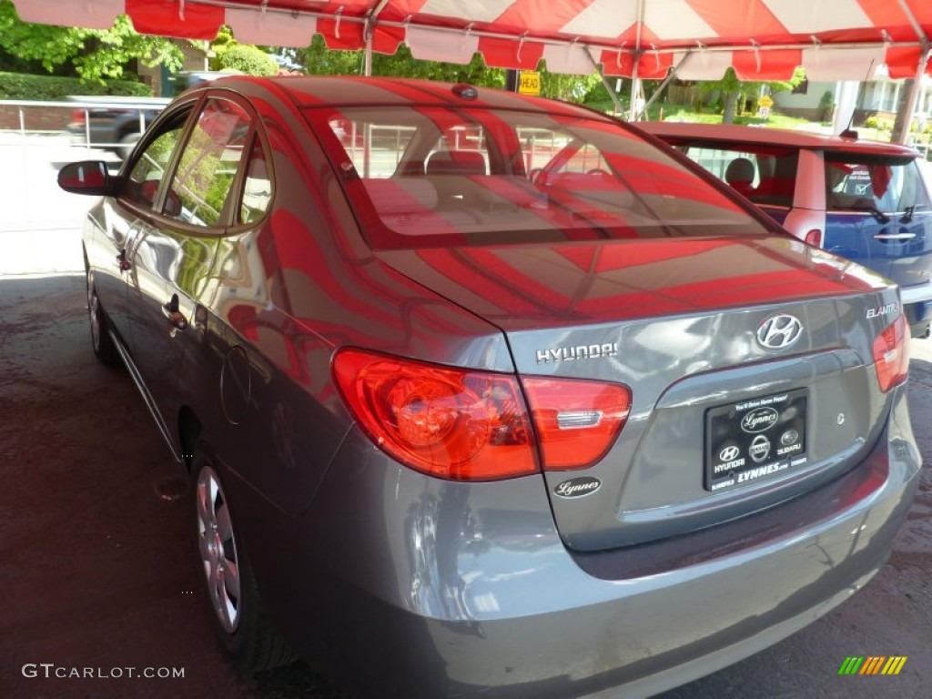 2009 Elantra GLS Sedan - Carbon Gray / Gray photo #5