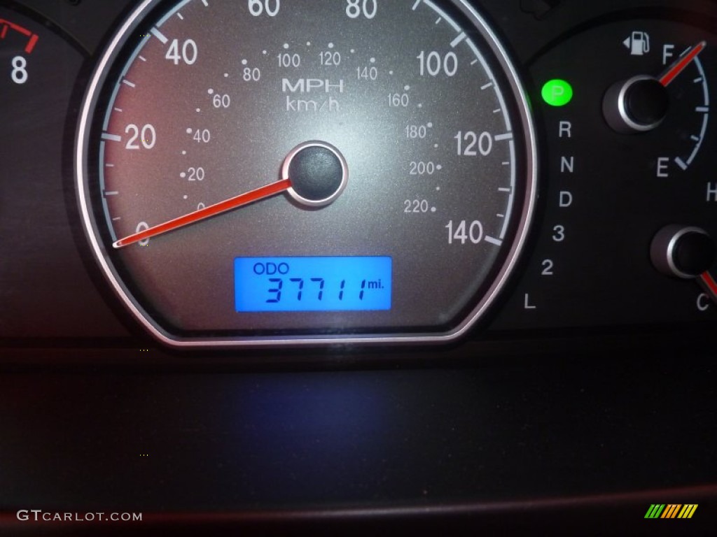2009 Elantra GLS Sedan - Carbon Gray / Gray photo #16