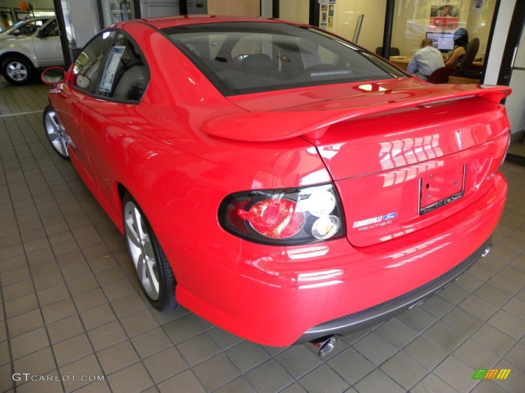 2006 GTO Coupe - Torrid Red / Black photo #12