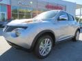 2012 Chrome Silver Nissan Juke SV  photo #1