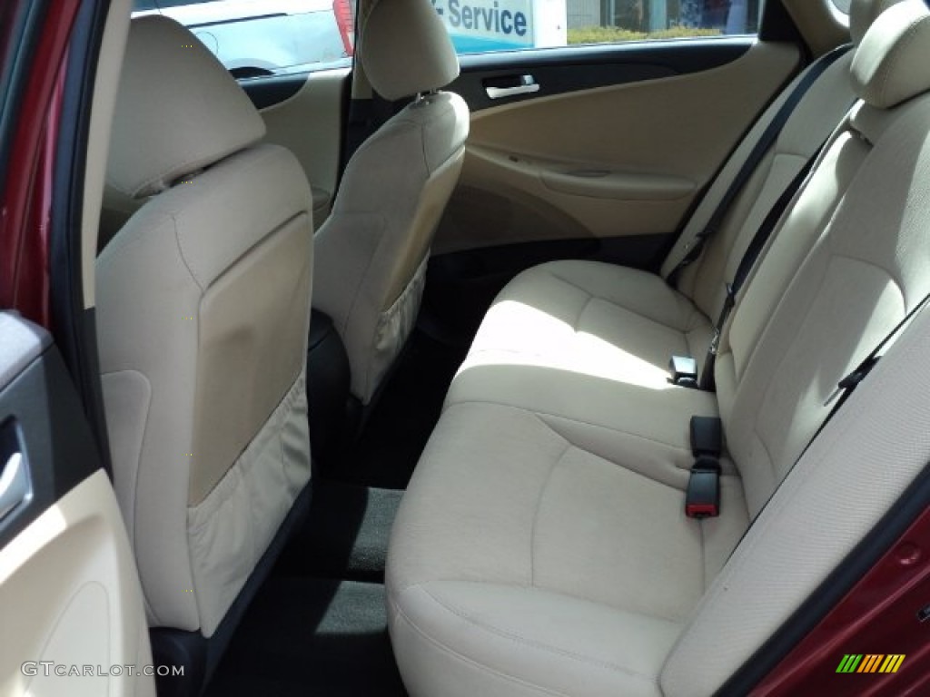 2011 Sonata GLS - Venetian Red / Camel photo #20