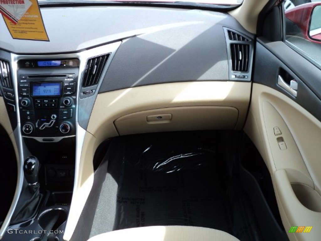 2011 Sonata GLS - Venetian Red / Camel photo #24