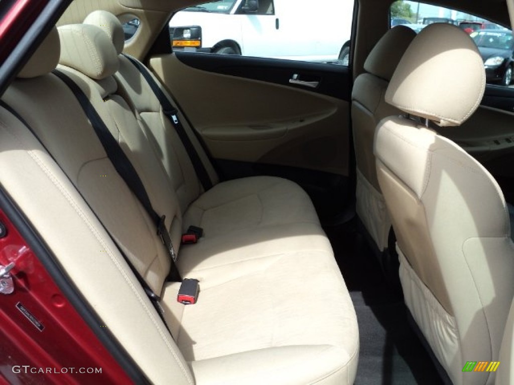 2011 Sonata GLS - Venetian Red / Camel photo #25