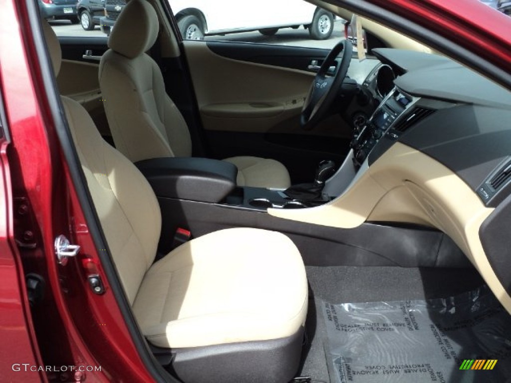 2011 Sonata GLS - Venetian Red / Camel photo #27