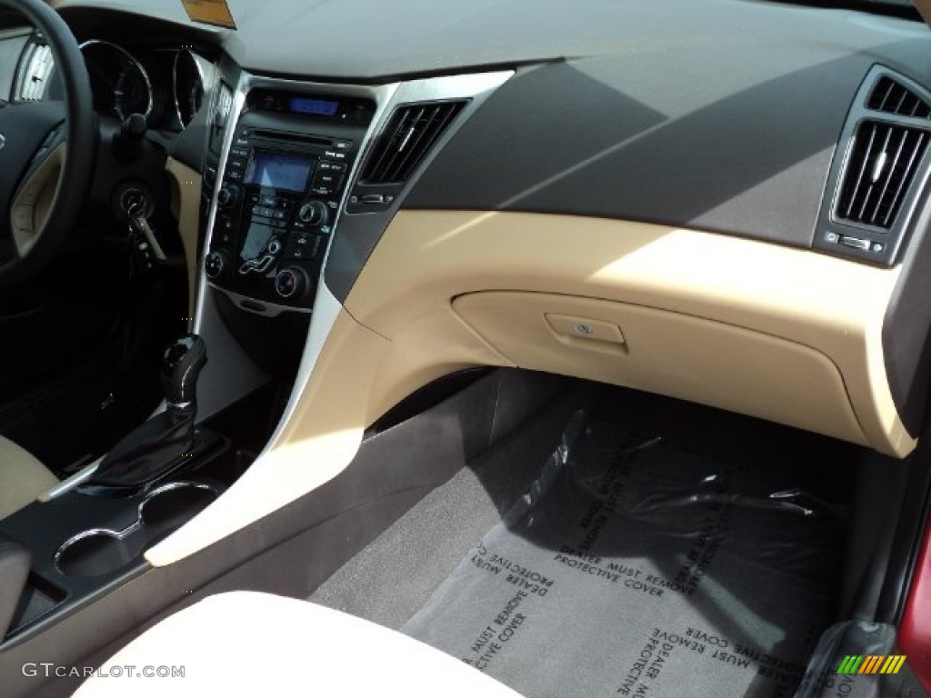 2011 Sonata GLS - Venetian Red / Camel photo #28