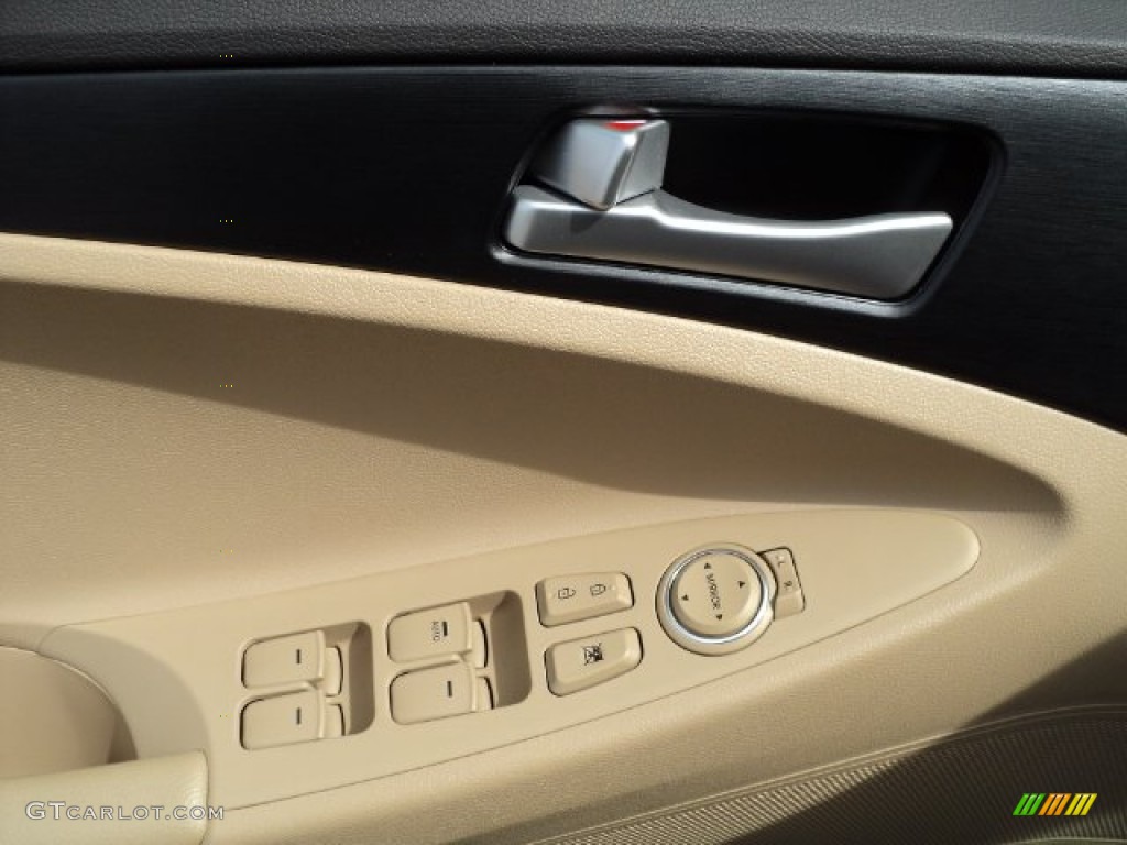 2011 Sonata GLS - Venetian Red / Camel photo #30