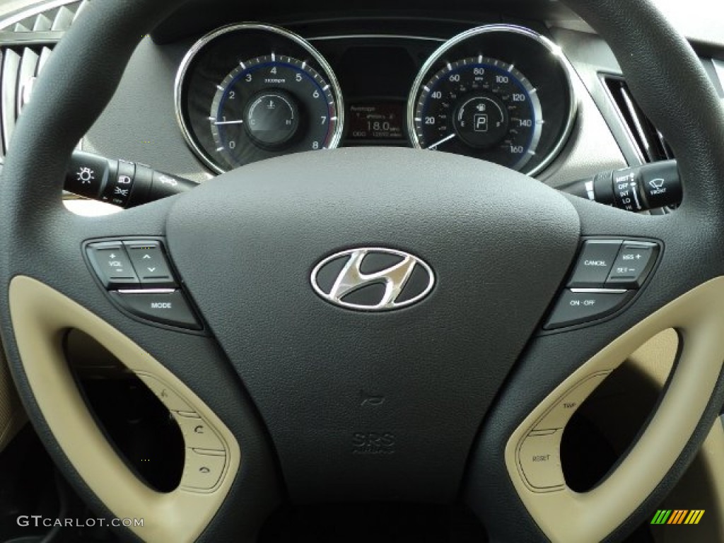 2011 Sonata GLS - Venetian Red / Camel photo #32