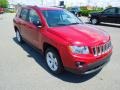 2012 Deep Cherry Red Crystal Pearl Jeep Compass Sport  photo #2