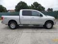 2007 Radiant Silver Nissan Titan SE Crew Cab 4x4  photo #2