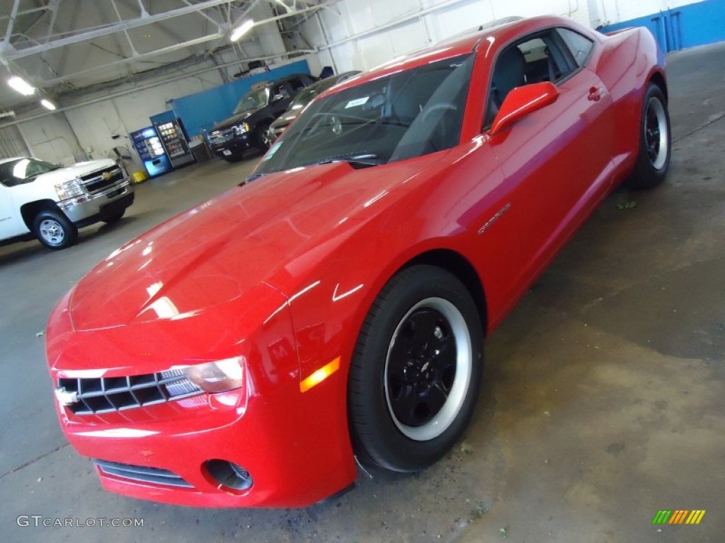 2012 Camaro LT Coupe - Victory Red / Black photo #1