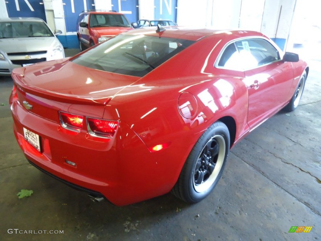 2012 Camaro LT Coupe - Victory Red / Black photo #5