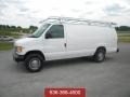 Oxford White 2001 Ford E Series Van E350 Commercial