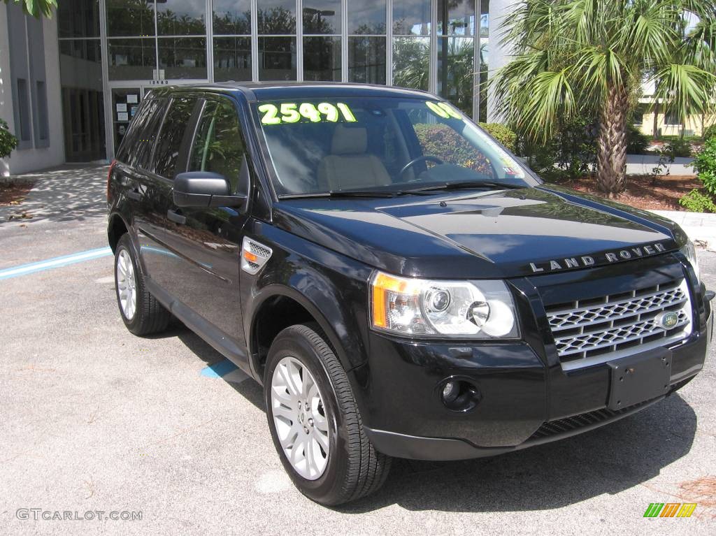 2008 LR2 SE - Narvik Black / Alpaca Beige photo #1