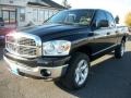 Brilliant Black Crystal Pearl 2007 Dodge Ram 1500 Big Horn Edition Quad Cab 4x4