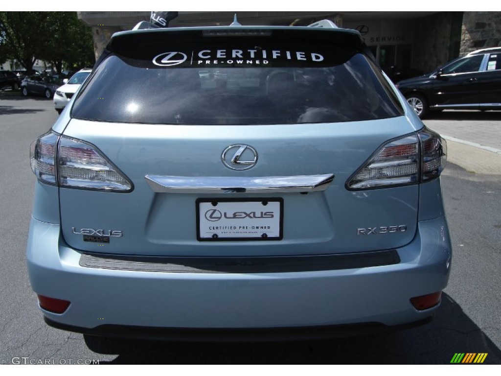 2010 RX 350 AWD - Cerulean Blue Metallic / Parchment/Brown Walnut photo #5