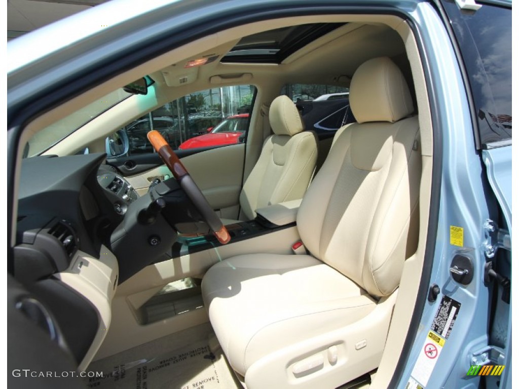 2010 RX 350 AWD - Cerulean Blue Metallic / Parchment/Brown Walnut photo #10