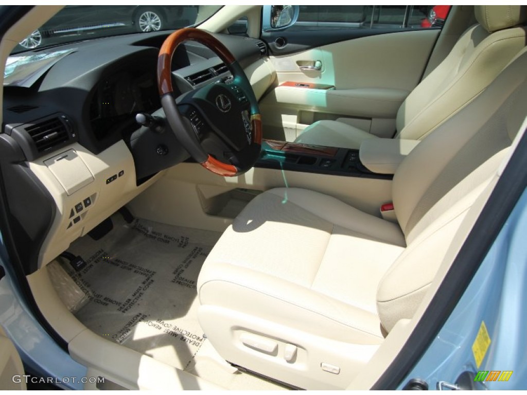 2010 RX 350 AWD - Cerulean Blue Metallic / Parchment/Brown Walnut photo #11