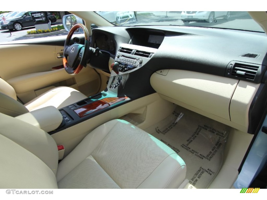 2010 RX 350 AWD - Cerulean Blue Metallic / Parchment/Brown Walnut photo #13